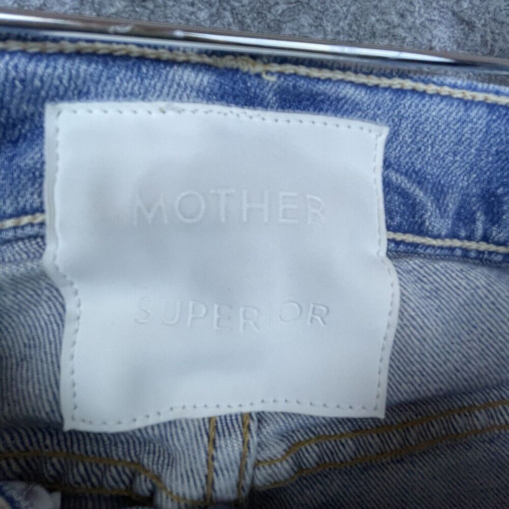 Mother Superior Jeans Womens‎ 24 Tomcat Confession Button Fly Ripped Thrashed - Picture 7 of 8